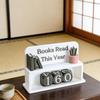 Счетчик прочитанных в этом году книг Книжный трек Полка Украшение Книги, прочитанные в этом году для дома Библиотекарь Классная комната Женщины Мужчины Дети
