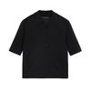 MD Spring New French Normcore Commute Style Hollow-out Short Polo Sweater with Short Sleeves Knitwear 5609620