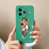 Чехол для POCO F7 Pro Ultra Красивые Цветы Мягкий Гладкий Жидкий Силикон Улучшенная Защита Камеры Ударопрочный Задний Чехол Для Девочек