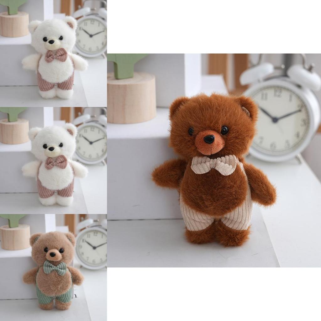 Plush Bear Keychain Plush Toy With Pp Cotton Filling For Girls And Kids