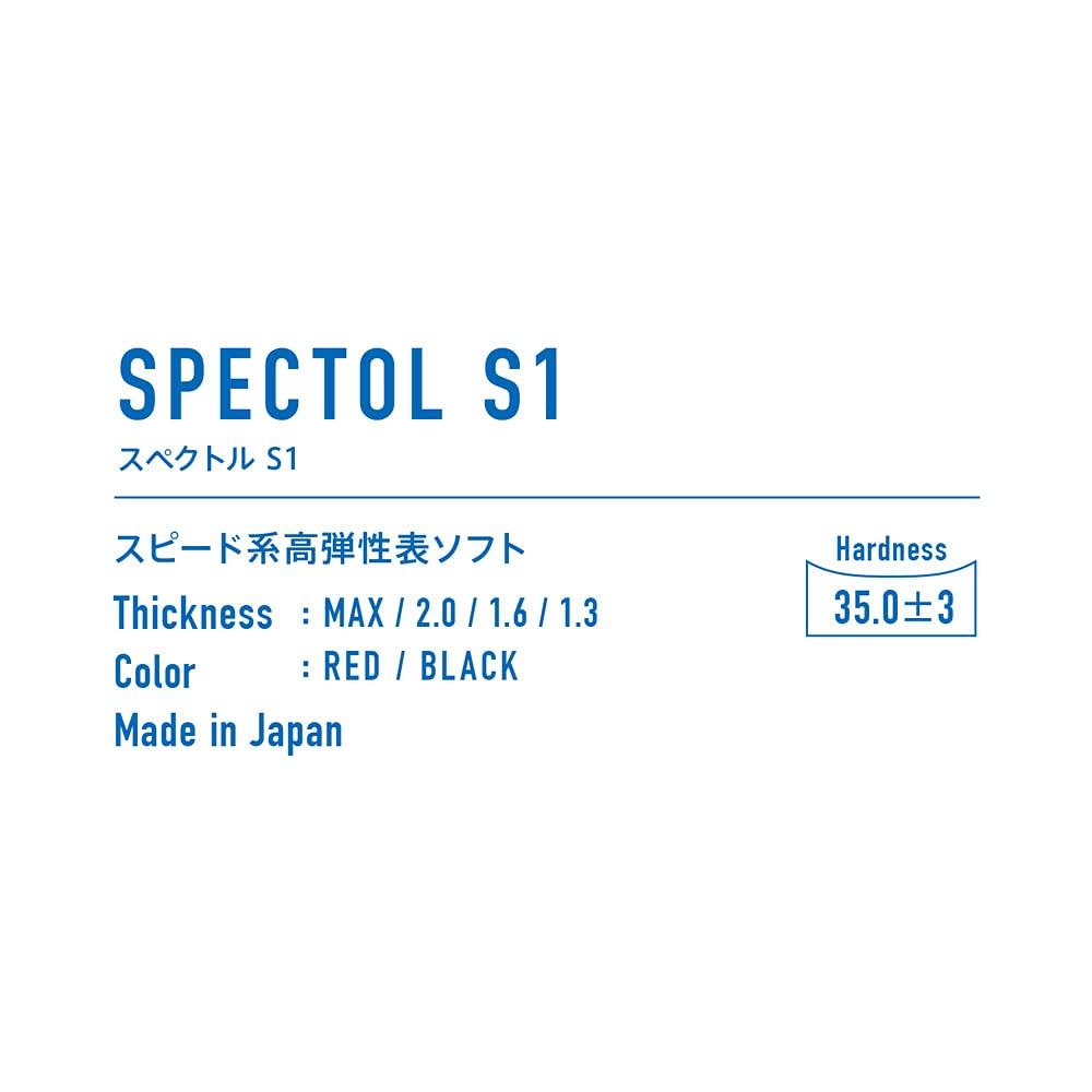 Резиновый стол для настольного тенниса VICTAS Soft Spectrum S1 SPECTOL S1 Black 210010 (0020) 2,0