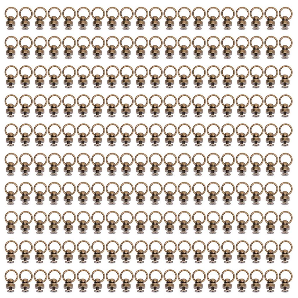 200 комплектов 9 мм латунных заклепок, гвоздиков для сумочек, больших колец, пуговиц, заклепок для самостоятельного изготовления одежды