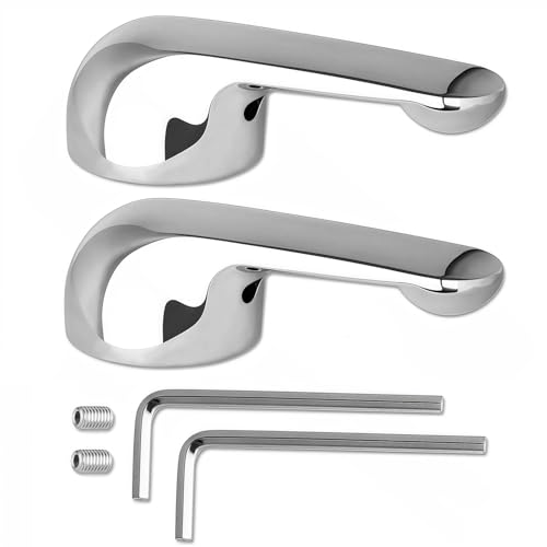 Pack of 2 H79 for Delta 1300 1400 Series Faucet Handle Replacement with Screws and Wrenches Silver