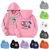 Child Fashion Lightweight Long Sleeve Pullover With Pockets  Print Hoodie