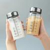 350ml Glass Milk Water Bottle Portable Sports Water Bottle New Milk Tea Cup