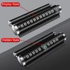 1PCS Metal Car Temporary Parking Card Rotatable Phone Number Plate For Alfa Romeo 159 Giulietta Giulia 147 Mito 156 166 Stelvio khg156