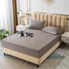 Наматрасник Толстая стеганая простыня на подкладке Модное постельное белье с принтом Queen King Нескользящая простыня Пылезащитный чехол без наволочки