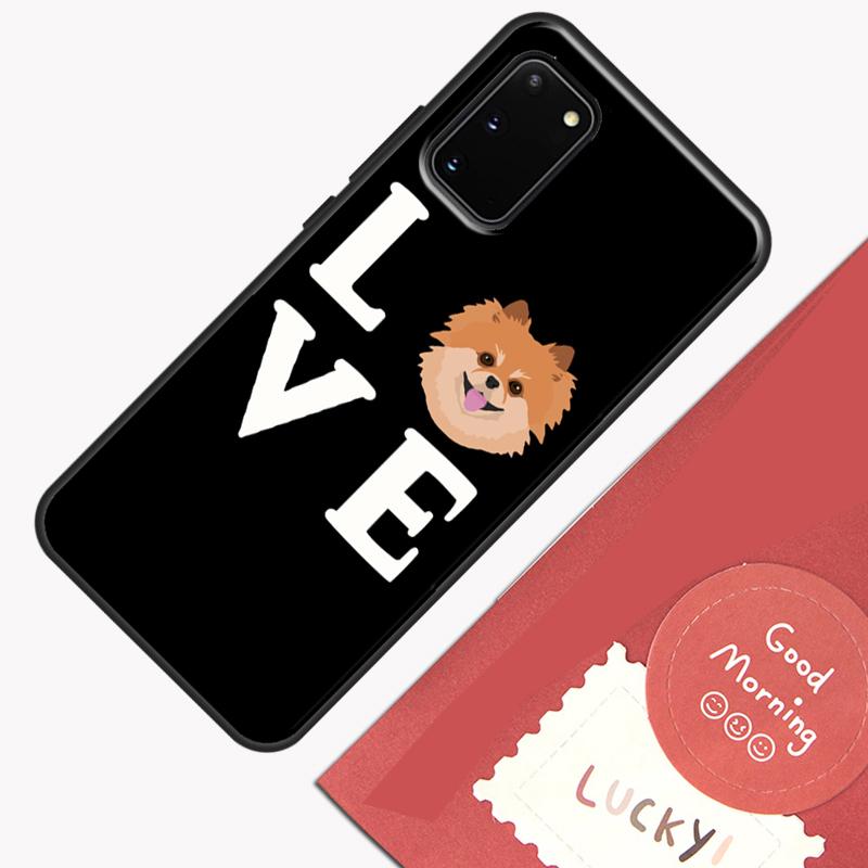 Pomeranian Dog Phone Case For Samsung Galaxy S25 S24 S20 S21 S22 S23 Ultra S9 S10 Plus S25 FE Cover Shell