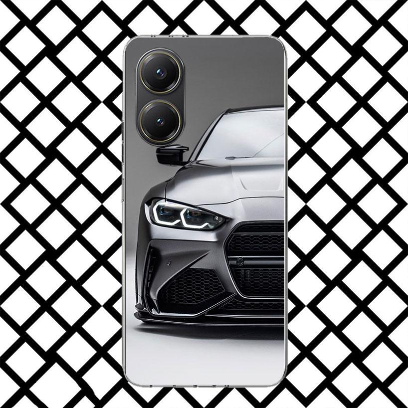 Черно-белый Спортивный для B-BMW Чехол для телефона для Xiaomi Poco F7 Ultra X7 X6 X5 Pro X4 Gt M8 M7 Redmi 15 15C 13 13C 12 12C Мягкий чехол F