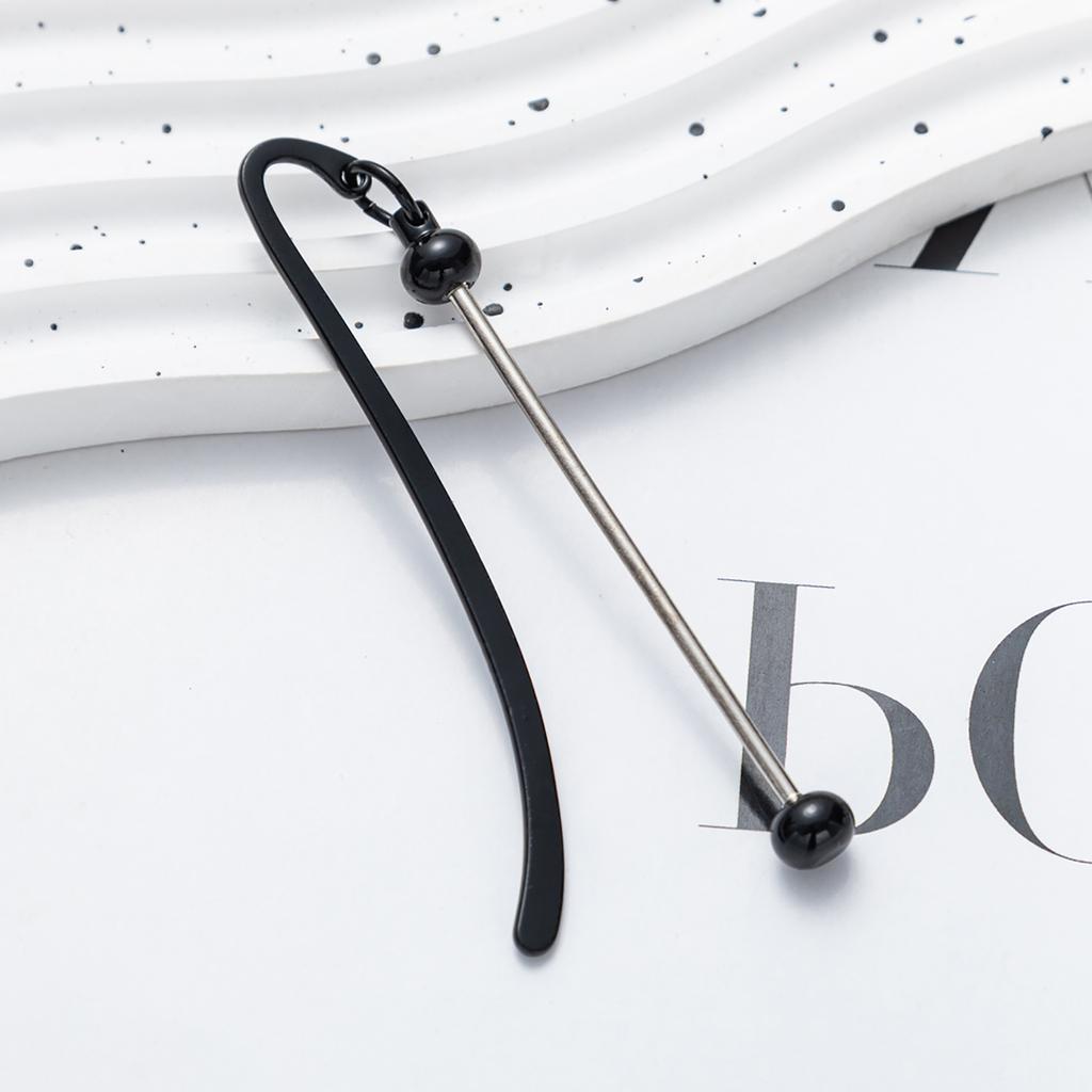 Закладки для книг с крючками из бисера своими руками, металлические маркеры для книг с длинным кулоном, аксессуары для чтения, подарок для книголюба, книжного червя