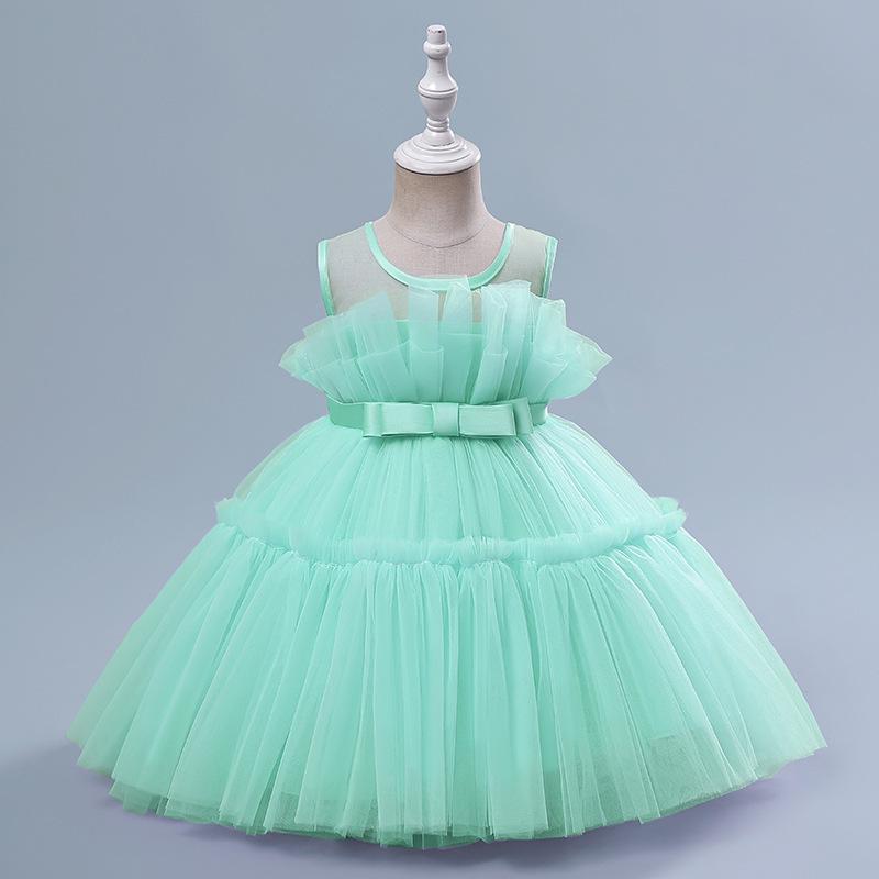 Best-Selling Girl's First Birthday Mesh Princess Party Dress