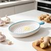 Керамическая терка для чеснока для подготовки продуктов, Многофункциональная миска-измельчитель для имбиря, Нескользящая миска-давилка для сыра, мускатного ореха