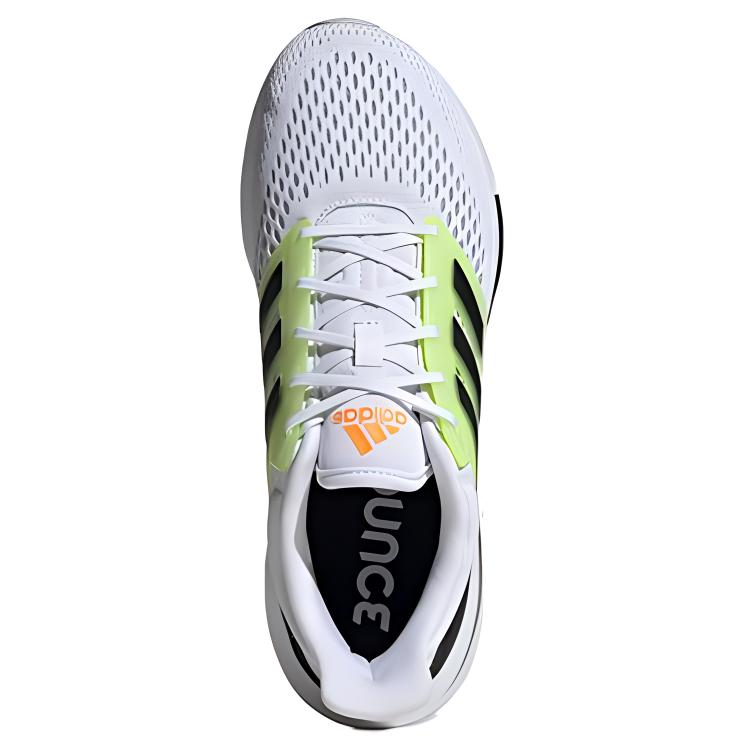Adidas EQ21 Run Mesh Abrasion Resistant Low top Training Running Shoes Men's Gray Black Green GZ6868