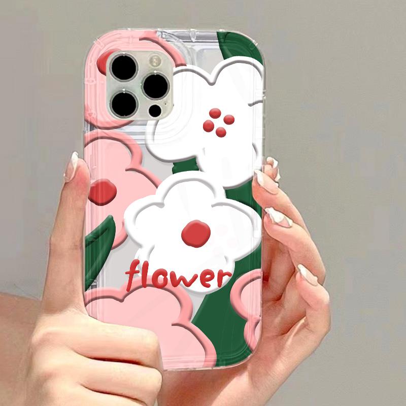 Чехол для телефона с изображением цветов в виде масляной живописи для iPhone 11, чехол для iPhone 12, 13, 16, 14, 15, Pro Max, 7, 6, 8 Plus, XR, XS, X, SE, противоударный, мягкий, задняя крышка
