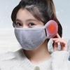 Fleece Earmuffs Mask Thermal Half Face Mask Breathable Earflap Wrap Mask  Riding