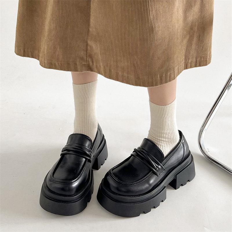 Модные женские туфли в стиле Лолиты с круглым носком, новые студенческие туфли в японском стиле, женские туфли в стиле ретро на платформе для косплея в стиле JK