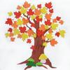 Большое дерево цветок детский сад настенные украшения наклейки Eva пена дома настенные наклейки классная доска газета ручная работа своими руками