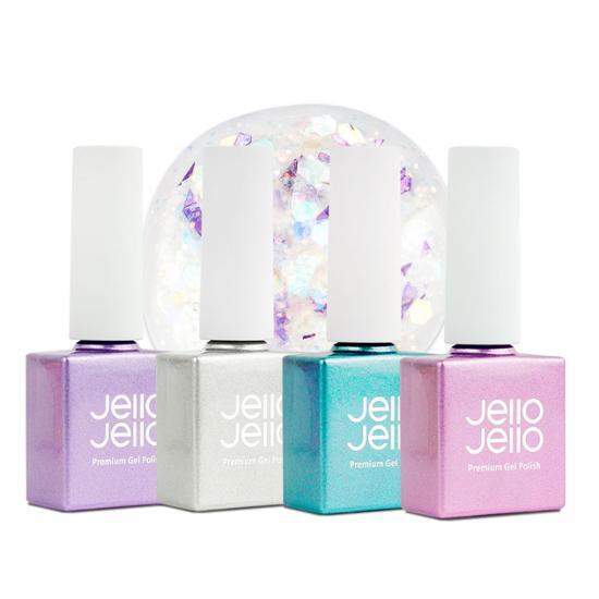 Выберите 1 из 11 видов гелевого лака для ногтей с блестками JelloJello premium