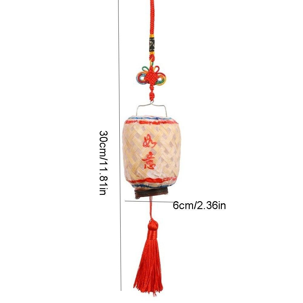 Bamboo Weaving Cage Mid-Autumn Festival Lantern Bamboo Portable Lantern  Home Decoration