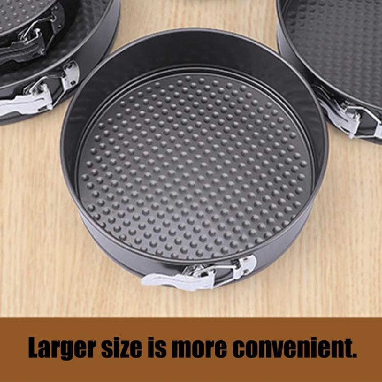 2 Pack Round Cake kettles 28 Cm Carbon Steel Baking Tool With Removable Base For Simple Cleaning
