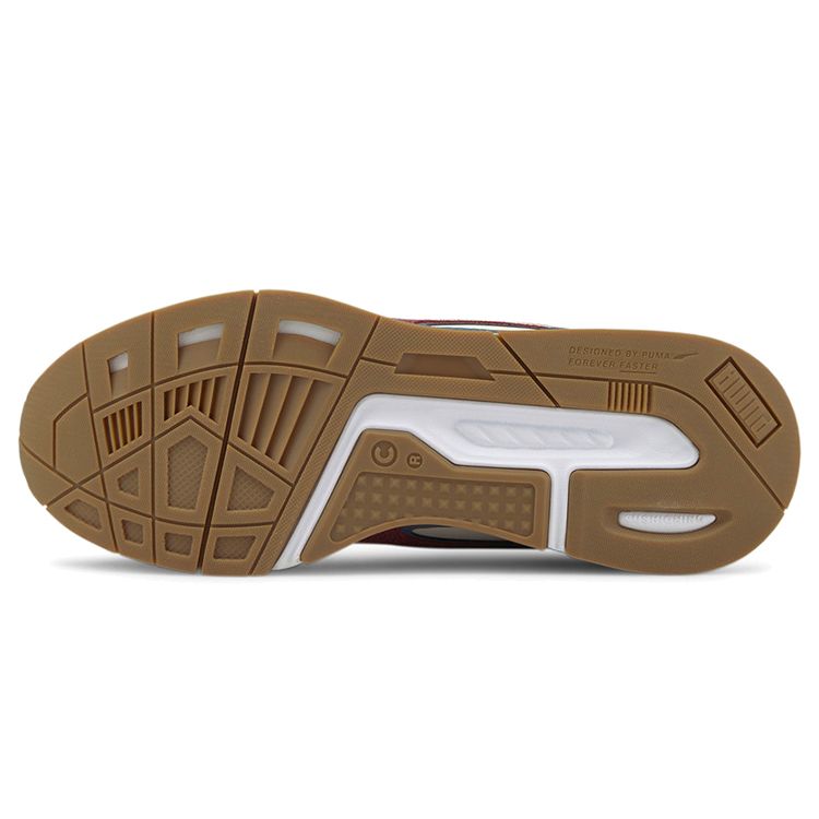 Puma Mirage Sport P. Uni Ivory China Blue Red Unisex Sneakers White Ivory-Glow Intense-Red 382638-01