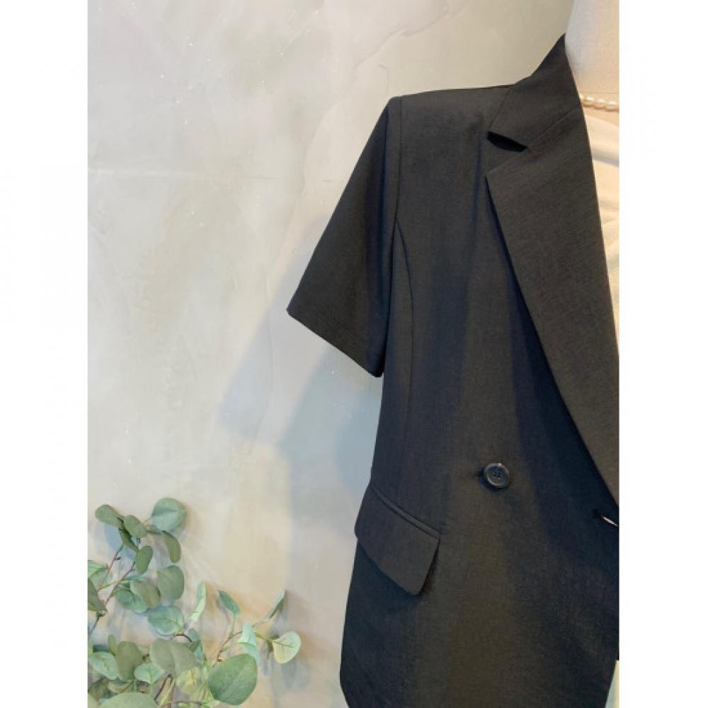 C S In The Room Shoulder Pad Short jaCket 3Color Cd 001