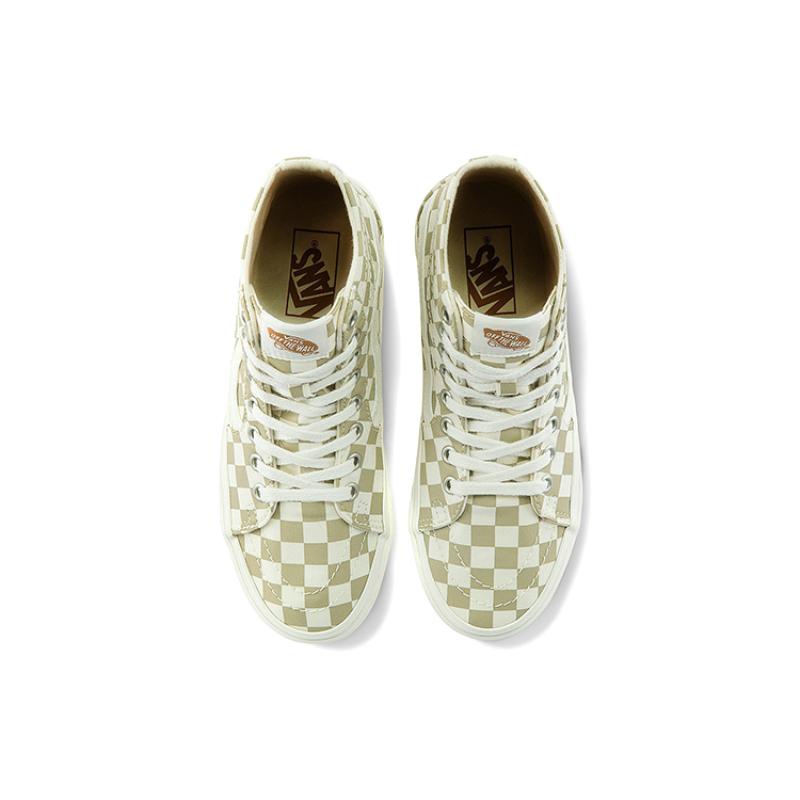 Vans SK8 HI High Cut Sneakers Unisex Brown/White Vans VN0A4U169FO