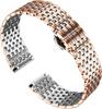 Ремешок для часов из нержавеющей стали для OB DW Longines L4 Удобный для ношения Двойная застежка-бабочка Ремешок для часов 14 мм 16 18 20 мм