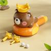 Подвесная игрушка-шарик для развития оральной моторики Интерактивный дизайн кита и медведя Игрушка-труба с двухрежимным гудком и плавающим шариком для малышей