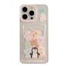 Animal Card Bag for Apple 15promax Mobile Phone Case for IPhone17 Korean Style Cartoon 11 All-inclusive 13 Soft