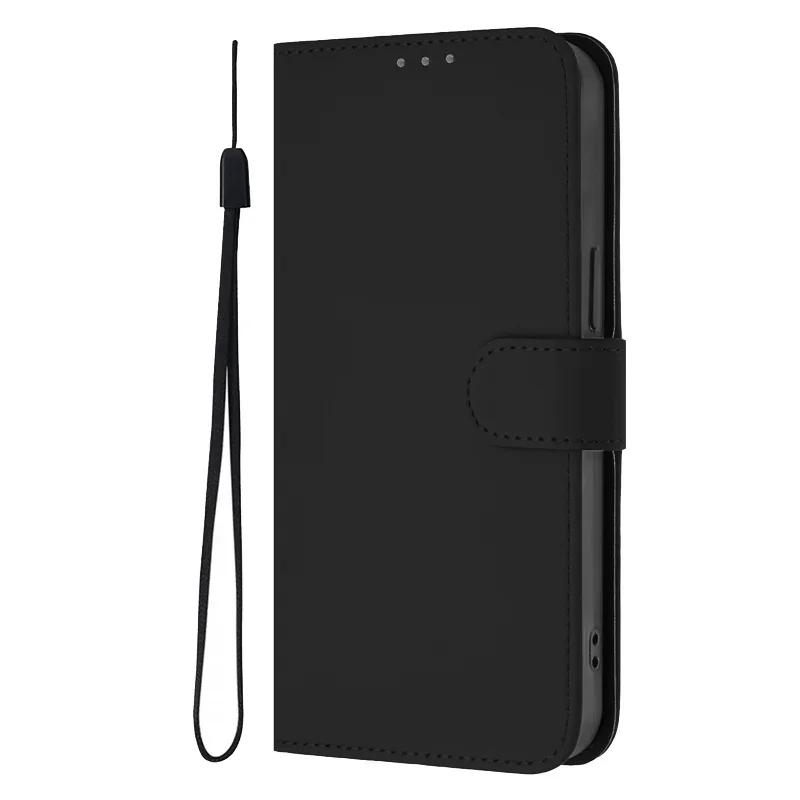 Для MOTO G85 G75 G55 Чехол Книжка на Для Coque Motorola Moto G85 G75 G55 G45 G35 G15 Power G05 Однотонный Кожаный Чехол Funda