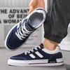 Fashion Men's Niche Design Low Top Casual Canvas Shoes 2025 Autumn New Style Fashion Trend Versatile Comfortable Non Slip Flat Sneakers
