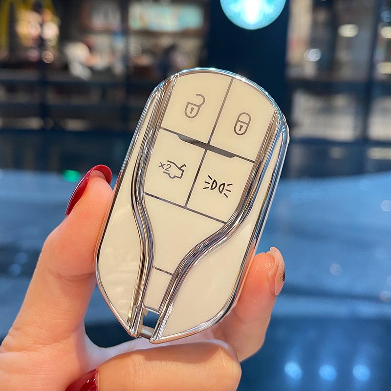 Women's Maserati Key Case for Levante and Ghibli Models - High-End Design