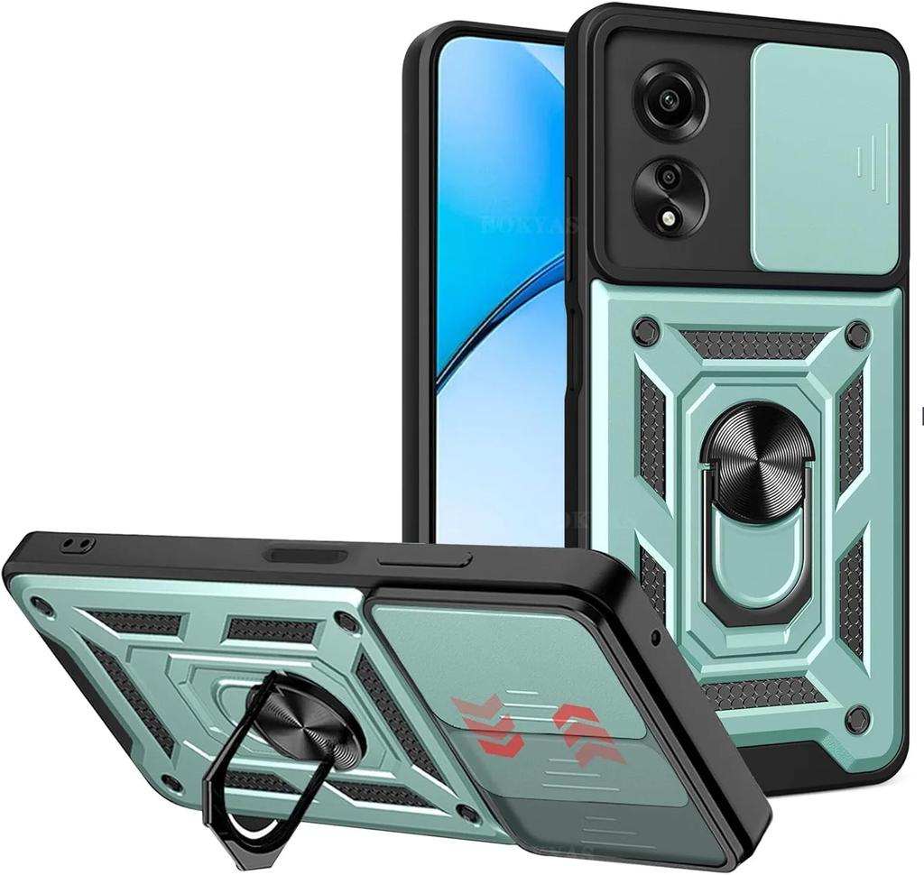 Военный бронированный чехол для Realme C61 C63 C65 C67 4G Note 50 C55 C53 C51 Чехол Защитное кольцо для защиты объектива Подставка Держатель Coque Fundas