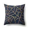 Nordic Style Ins Marble Polyester Pillowcase Car Decoration Home Printed Waist Cushion Pillowcase