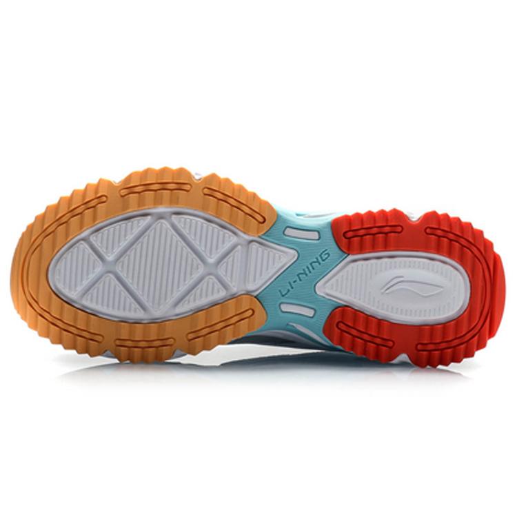 Li Ning износостойкие дышащие низкие беговые кроссовки женские Антарктический серый ARLQ004-3
