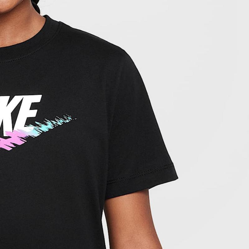 Nike Спортивная футболка, черная, для подростков, HM5854-010