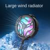ABS+PC мобильный телефон радиатор турбо ураган игровой кулер мини телефон охлаждающий вентилятор мобильный телефон