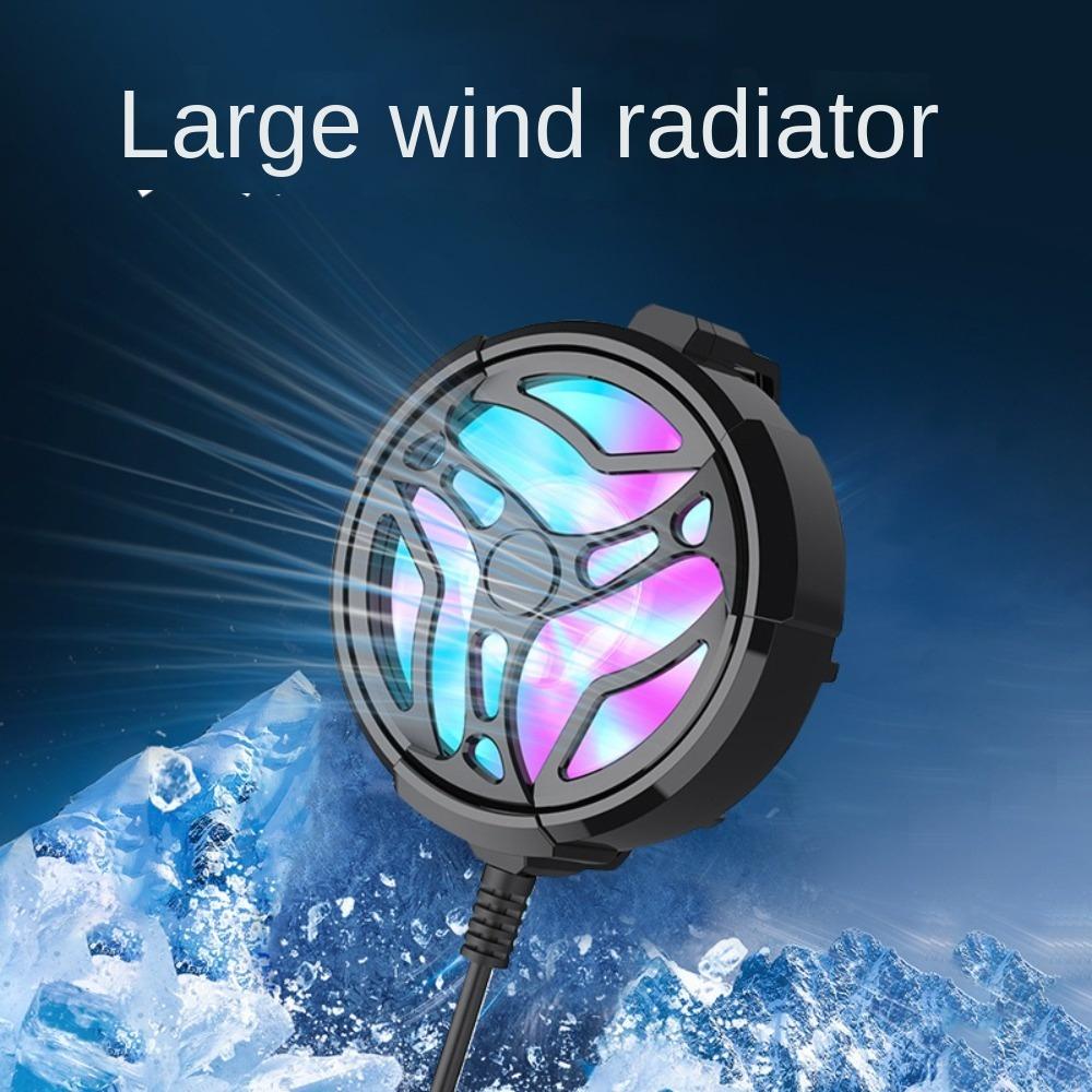 ABS+PC мобильный телефон радиатор турбо ураган игровой кулер мини телефон охлаждающий вентилятор мобильный телефон