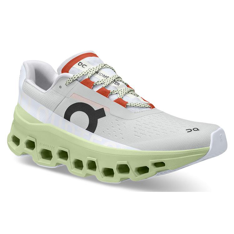 On Running CloudmOnster Ледниковый Серый Луговой Зеленый Женские 61.99022