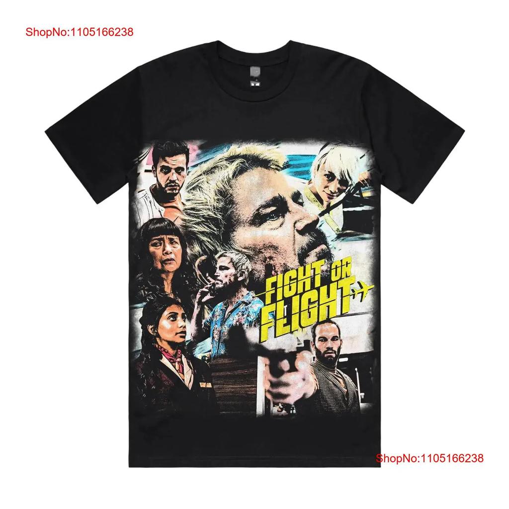 Fight or Flight T Shirt vintage Washed designer clothes Breathable streetwear homme fashion Stylish Unisex Slightly Casual Soft