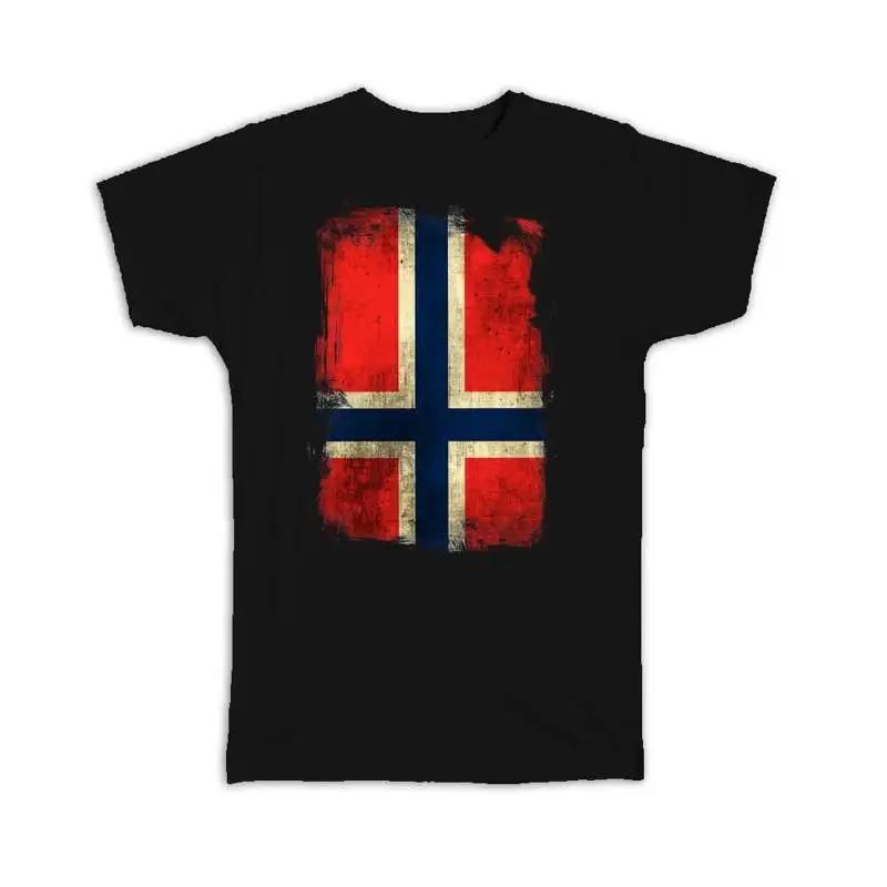 Norway Distressed Flag Vintage Norwegian Expat Country T Shirt