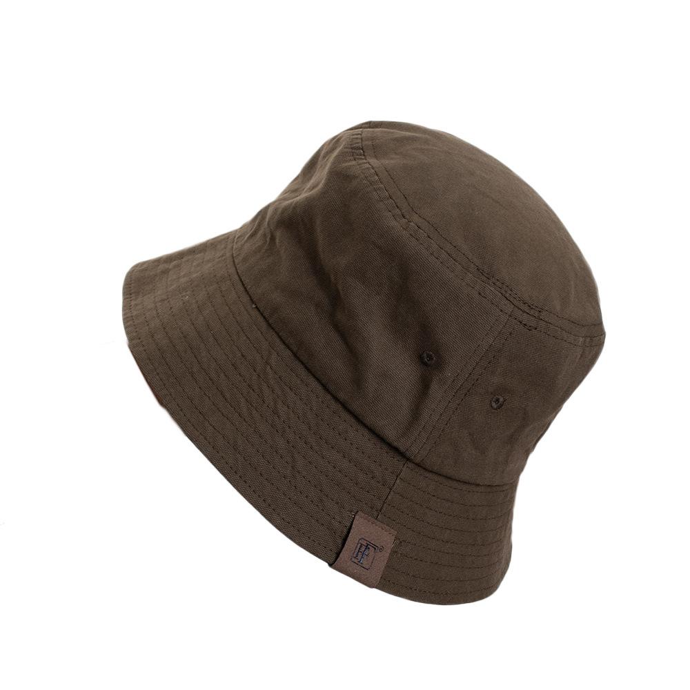 Casual versatile short-brimmed bucket hat women's outdoor street senior sense summer sunshade basin hat men's mountaineering hat