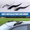 1 Pair Car Dragon Horn Decoration Personalized Vehicle Modifications 3D Horns Sticker