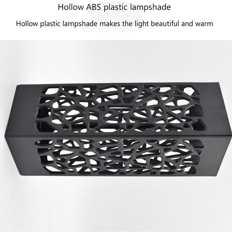 Наружный водонепроницаемый солнечный свет Красивый полый газонный светильник Светодиодный датчик управления светом Сад Lig