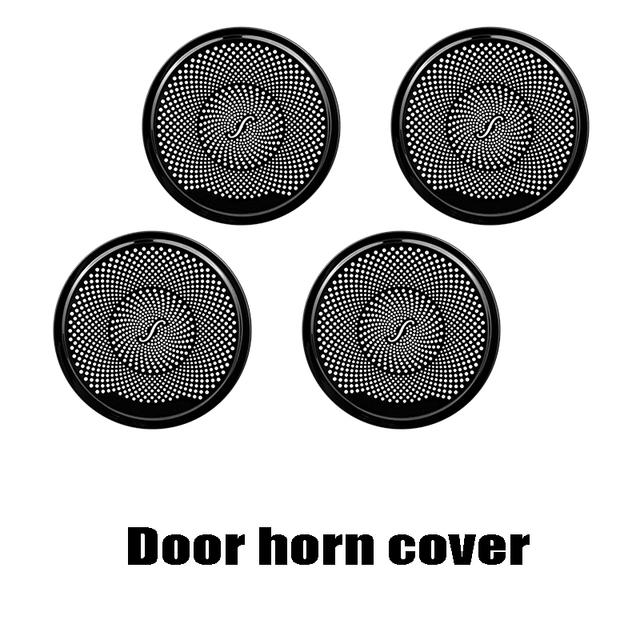 Автомобильный стереодинамик с левым рулем и правым рулем, наклейка на дверь, чехол для BMW X5 E70 F15 2008-2018, отделка из нержавеющей стали, автостайлинг, авто