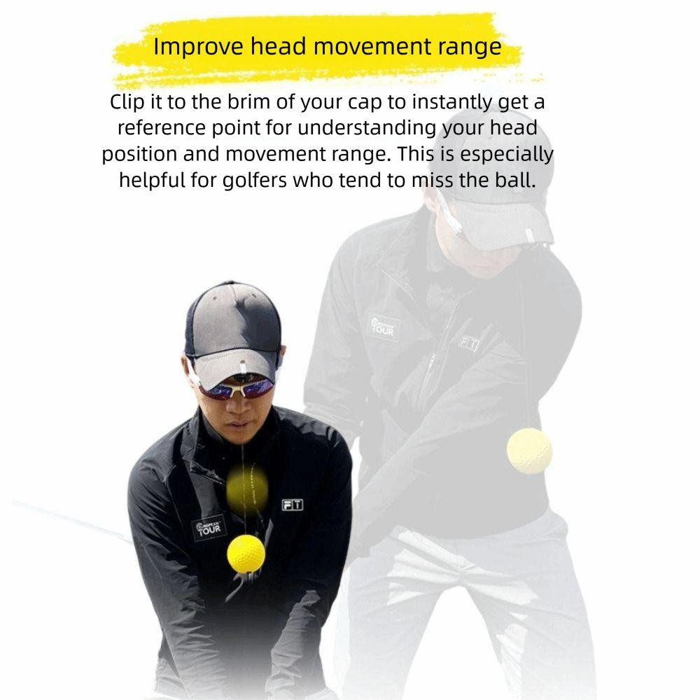 Rotation Training Golf Head Balance Trainer Adjustable Length Golf Swing Trainer Training Aid