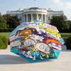 1 шт. Автоматический складной зонт - Узор Rugrats, Портативный и складной дизайн с 8 спицами, Рождественские и Дни Рождения Подарки