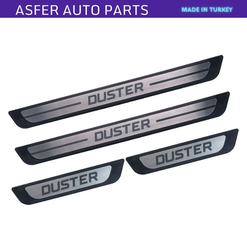 Хромированная накладка на порог двери 4 шт. из нержавеющей стали для Duster Mk1 2010-2017