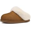 Goosecret Winter Plush House Slippers For Women Indoor Fuzzy Slides Fluffy Faux Fur Slippers Soft-sole Warm Furry Bedroom Slides